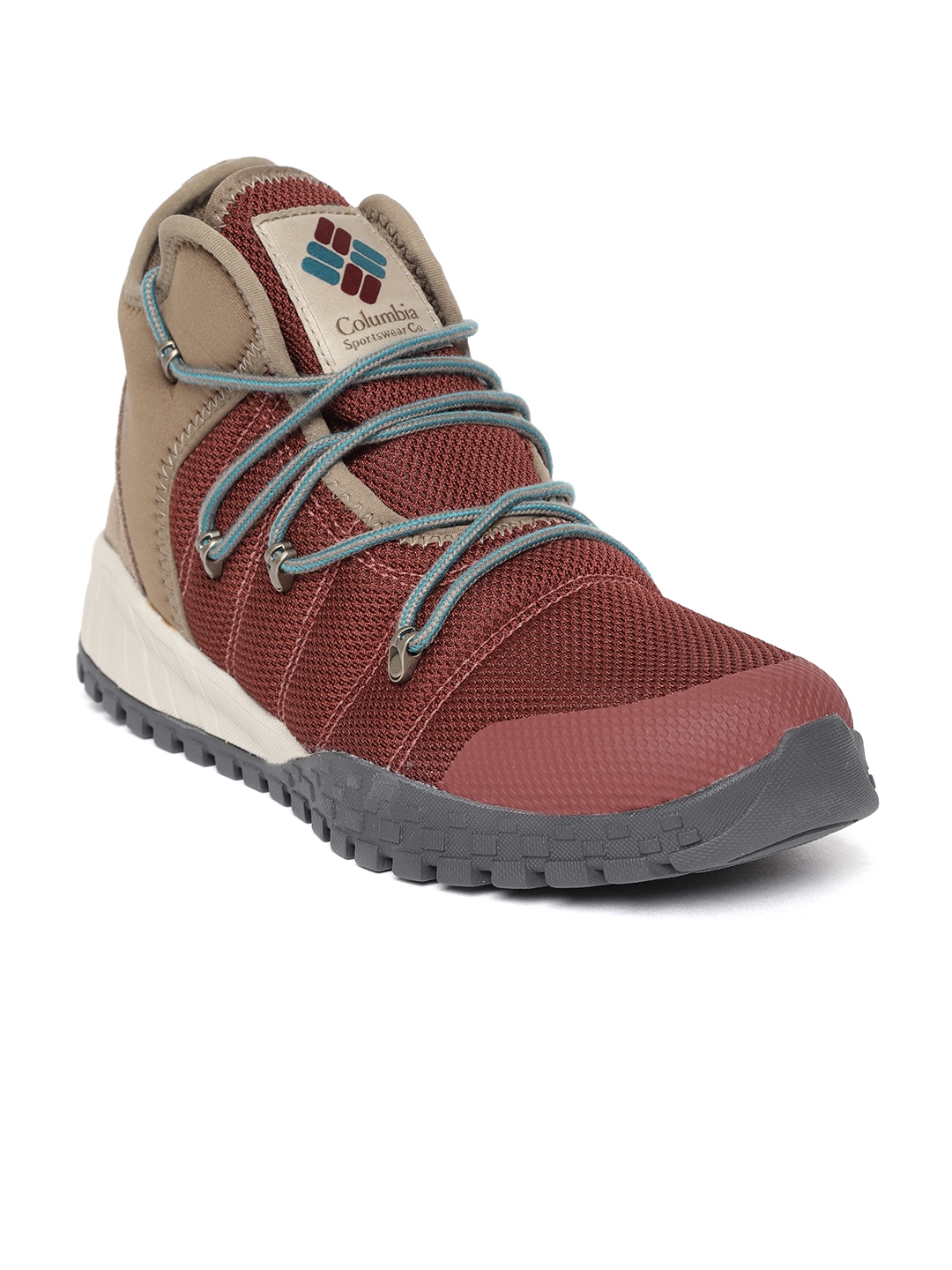 Columbia Men Maroon Mid Top FAIRBANKS 503 Trekking Shoes