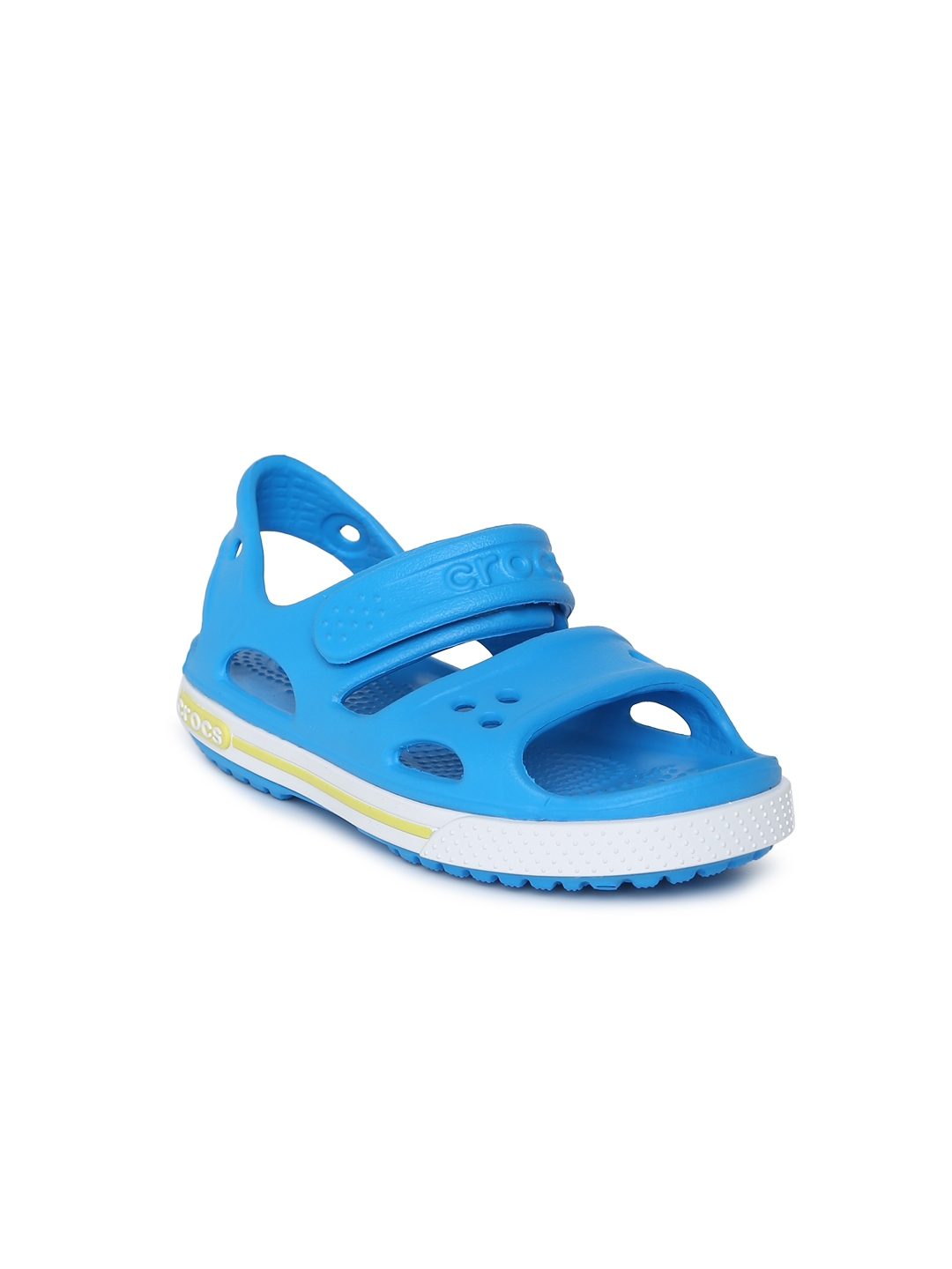 blue croc sandals