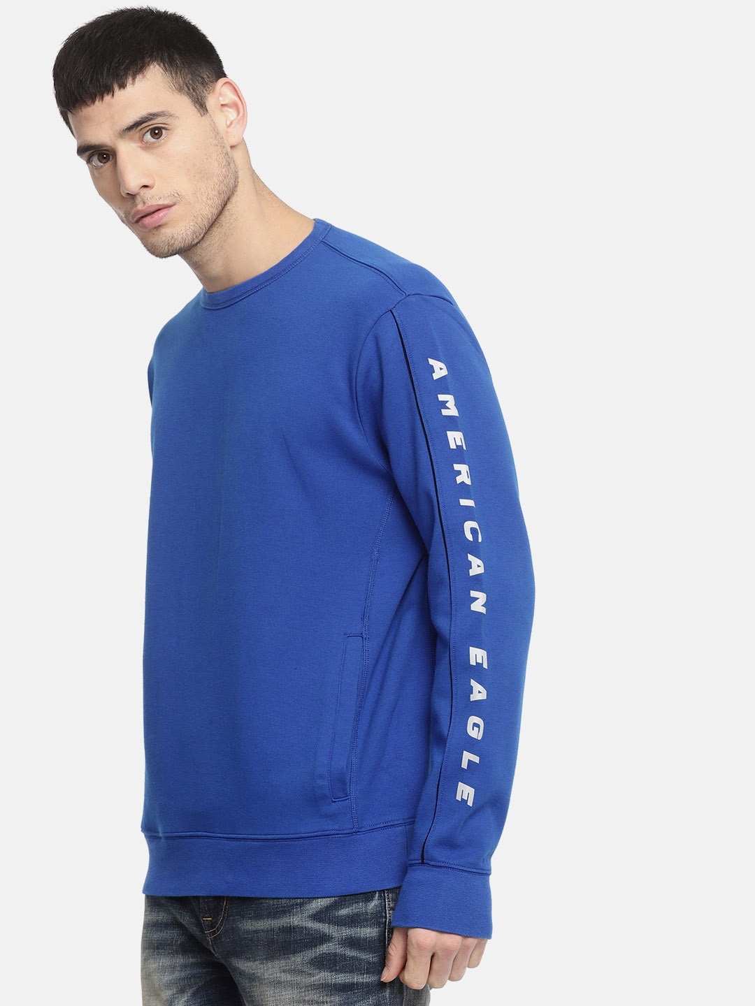 american eagle blue sweatshirt