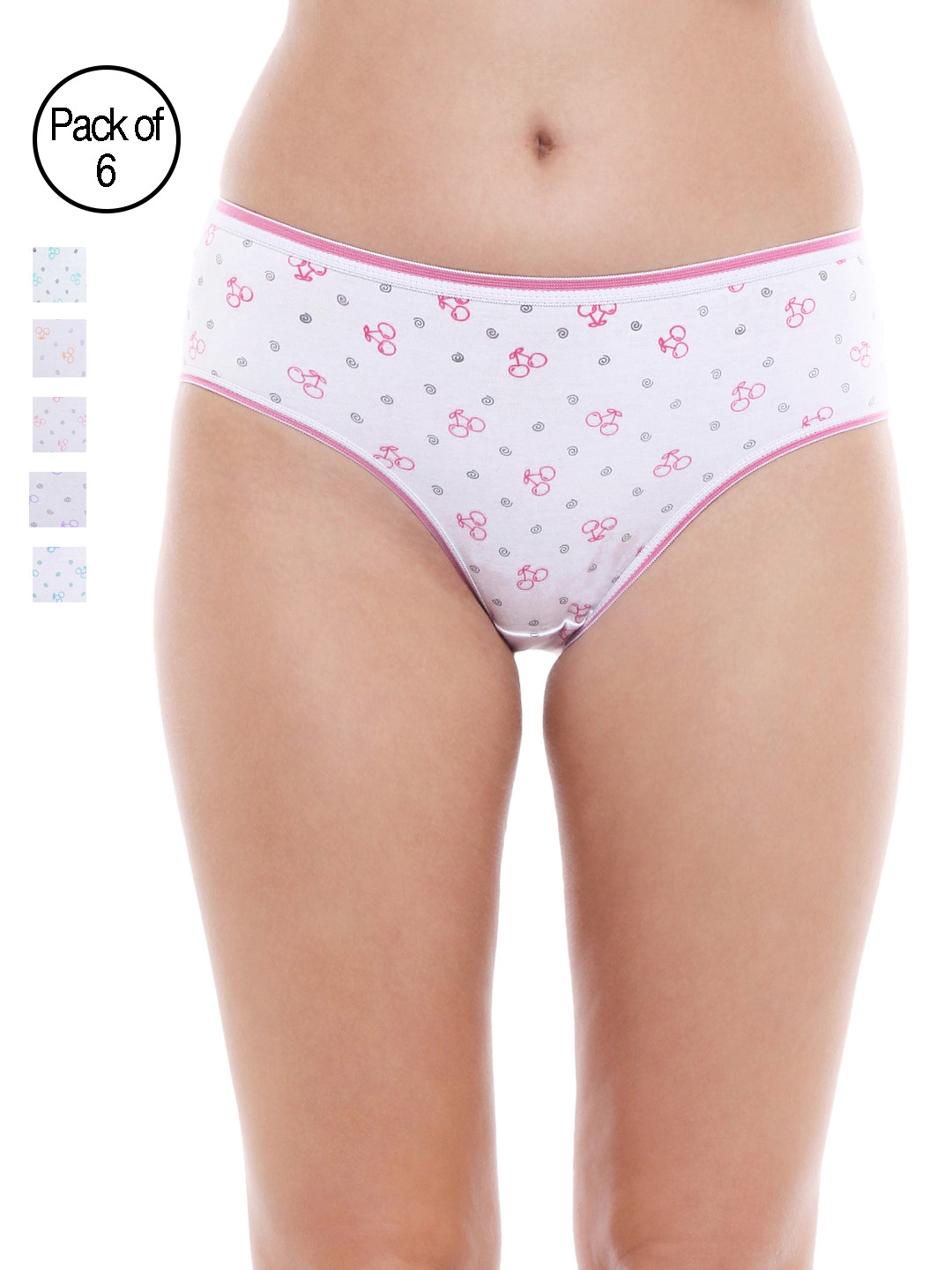 Bodycare Pack of 6 Assorted Briefs E200D