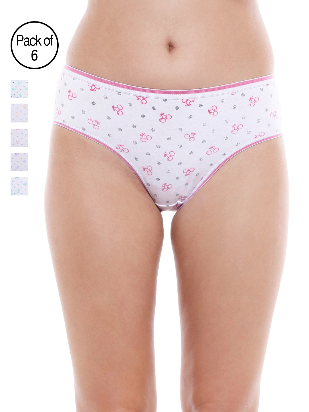 Bodycare Pack of 6 Assorted Briefs E200D