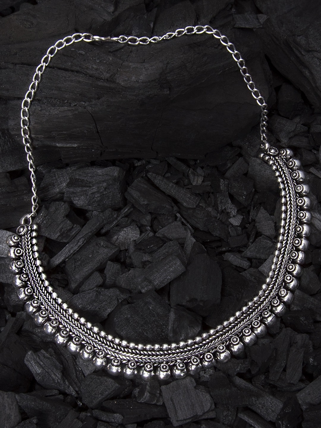 myntra oxidised necklace