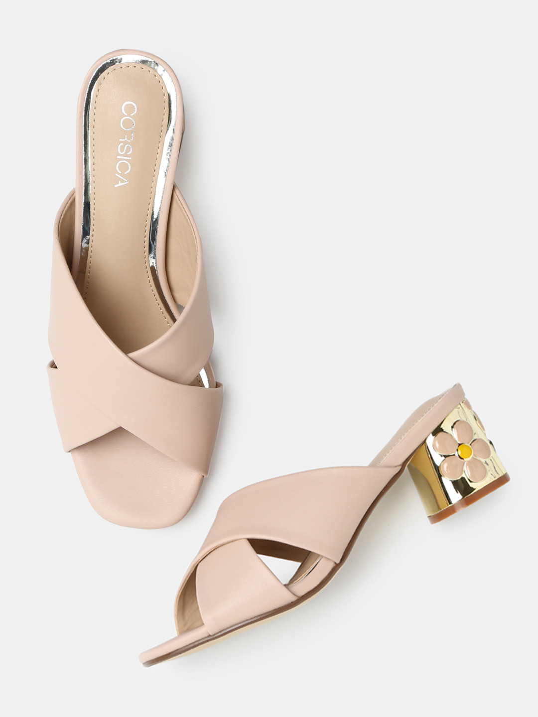 Buy CORSICA Women Pink Solid Heeled 