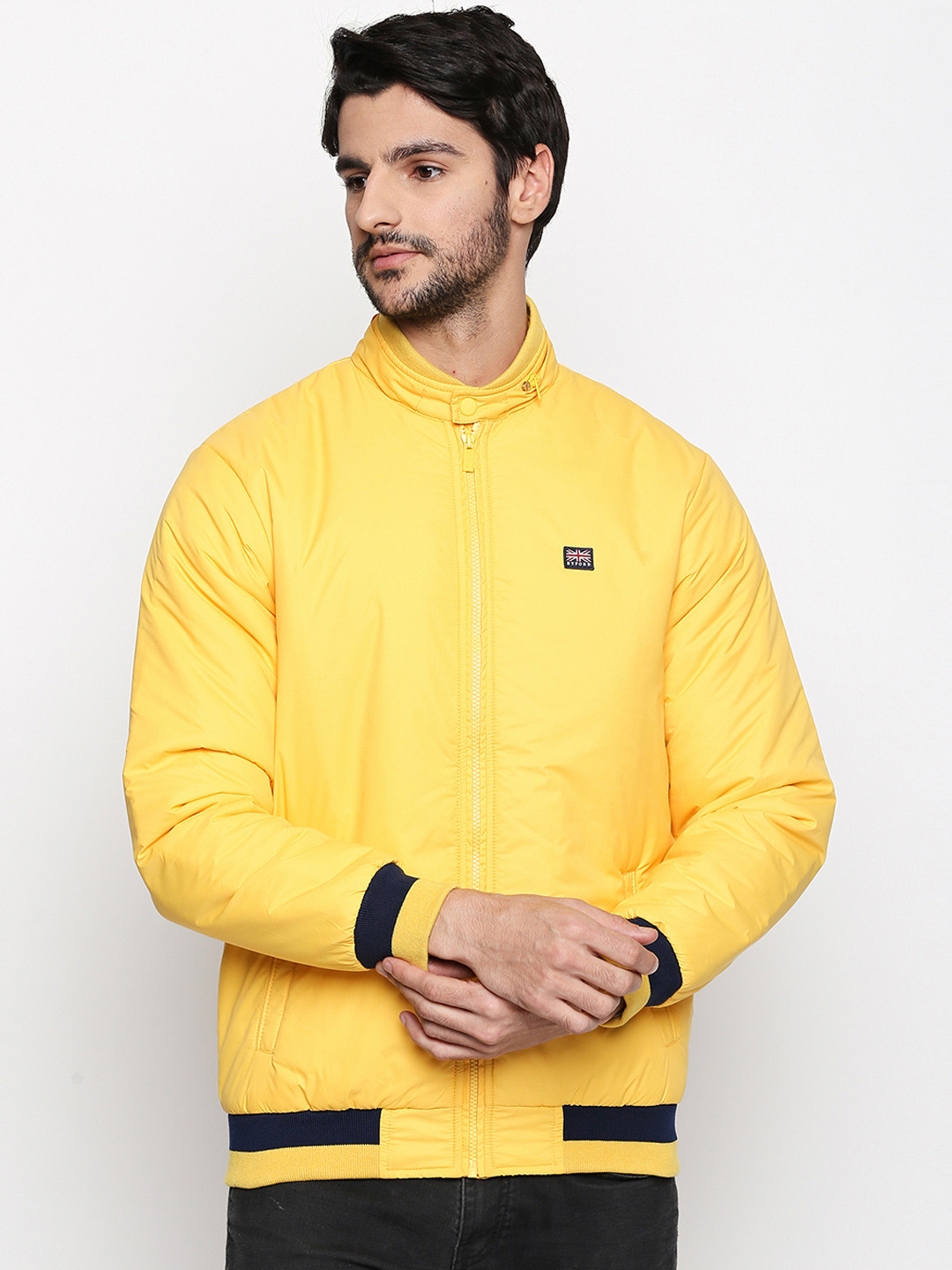 yellow colour jacket mens