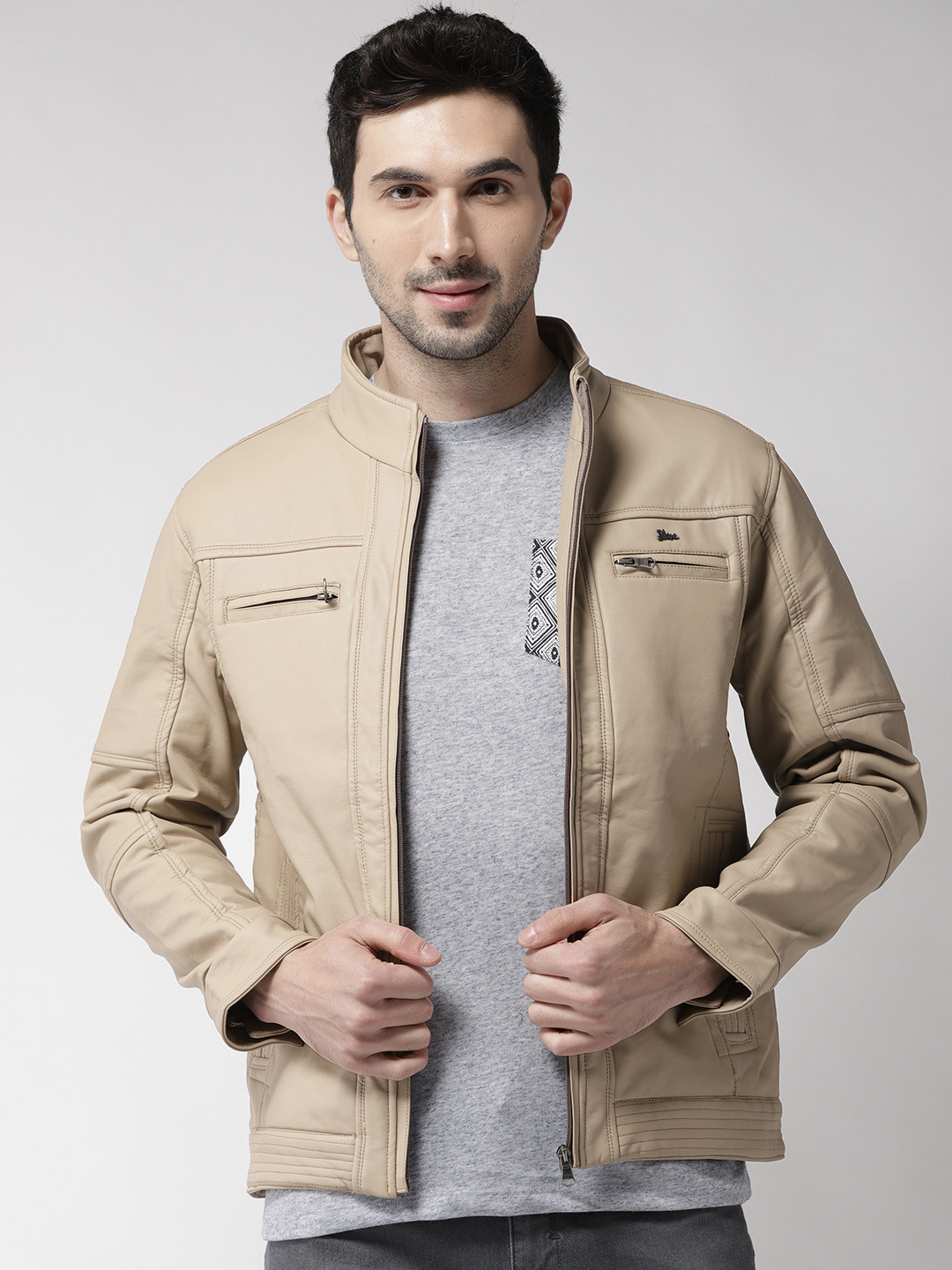 okane leather jacket