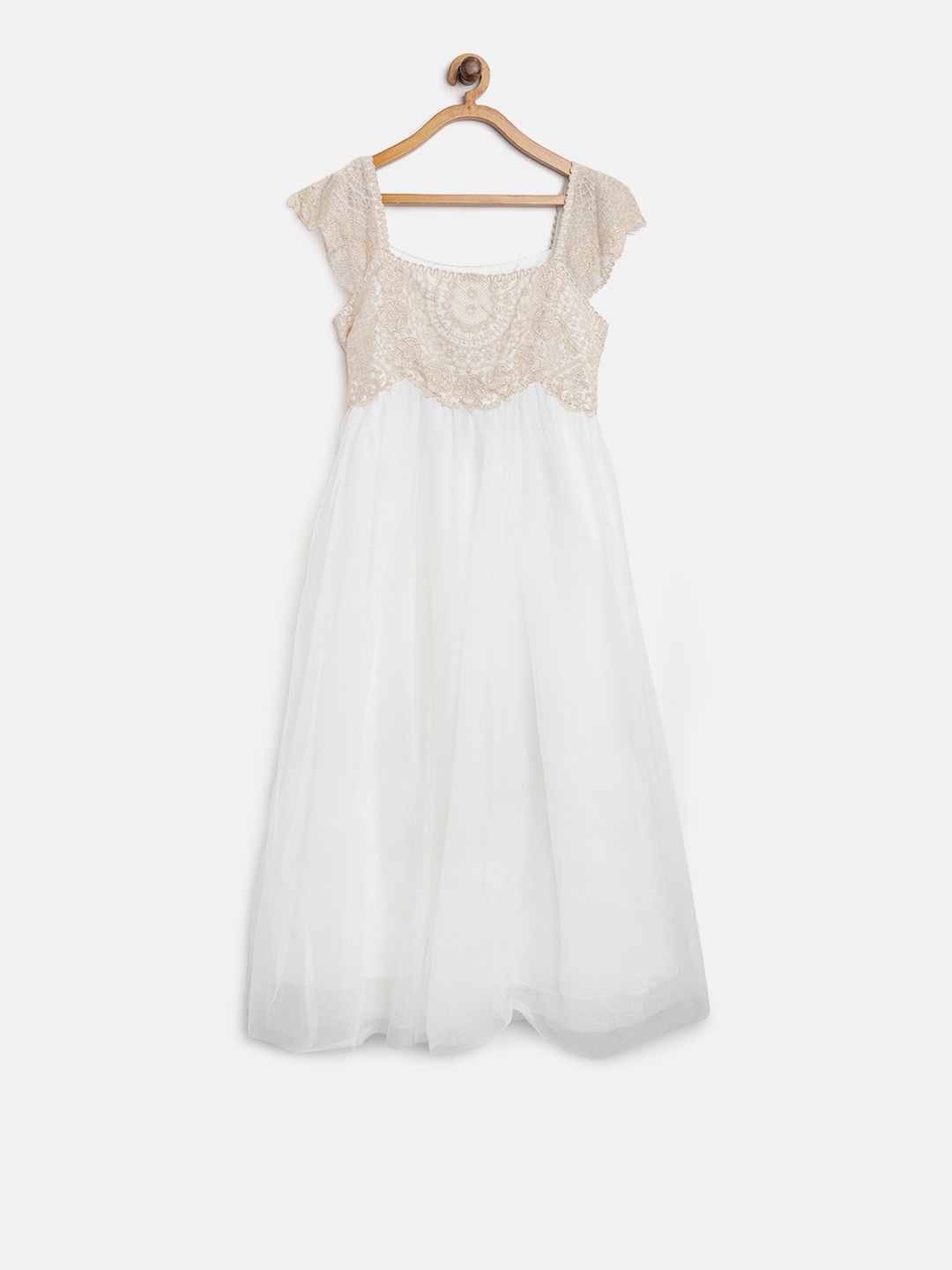 childrens white maxi dress