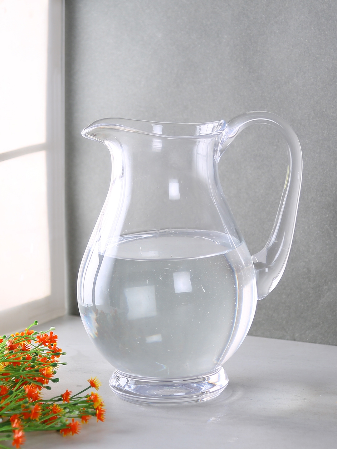 Bohemia Crystal Transparent Solid Glass Water Jug