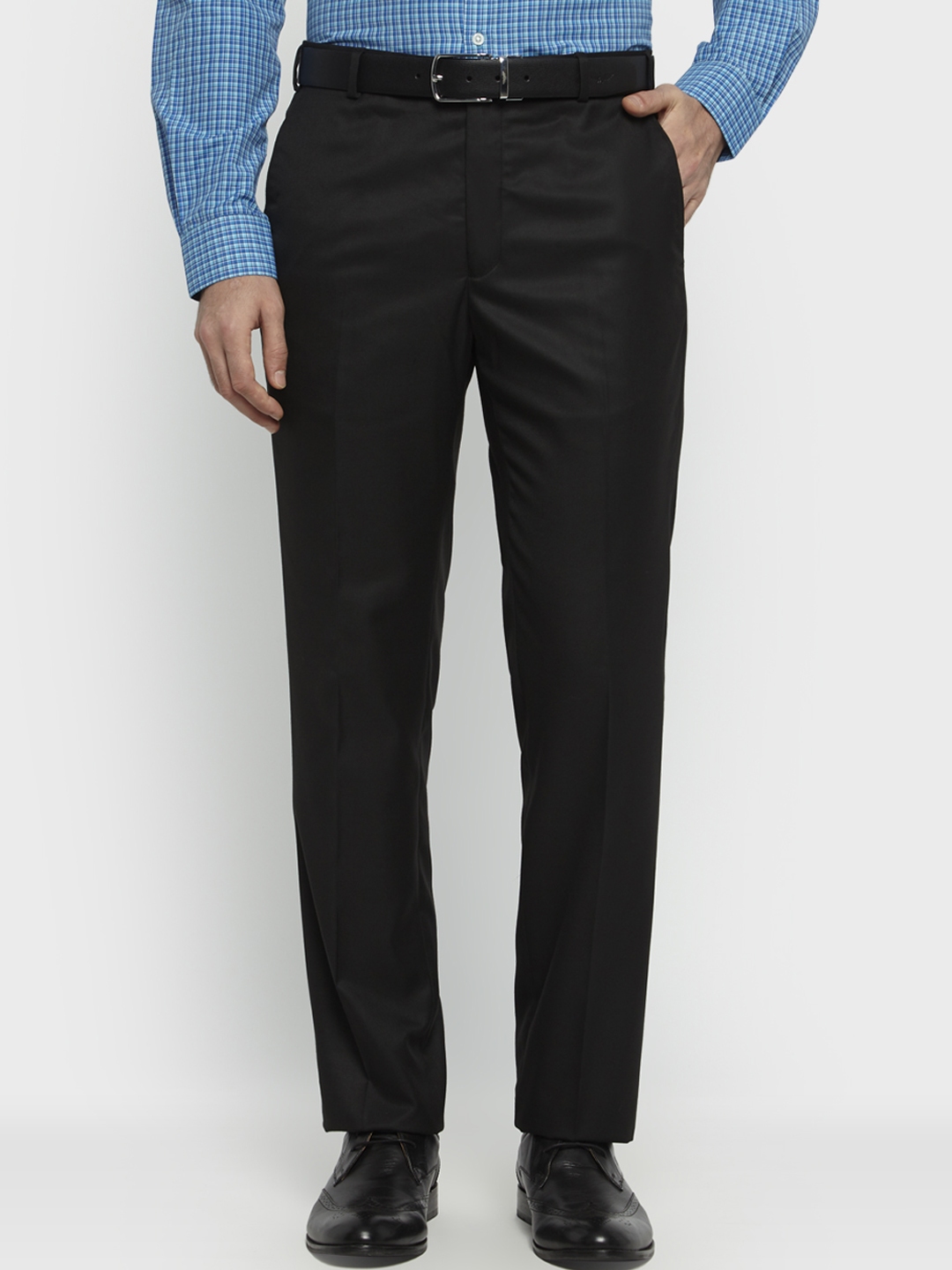 Buy Next Look Men Beige Slim Fit Solid Formal Trousers  Trousers for Men  7741209  Myntra