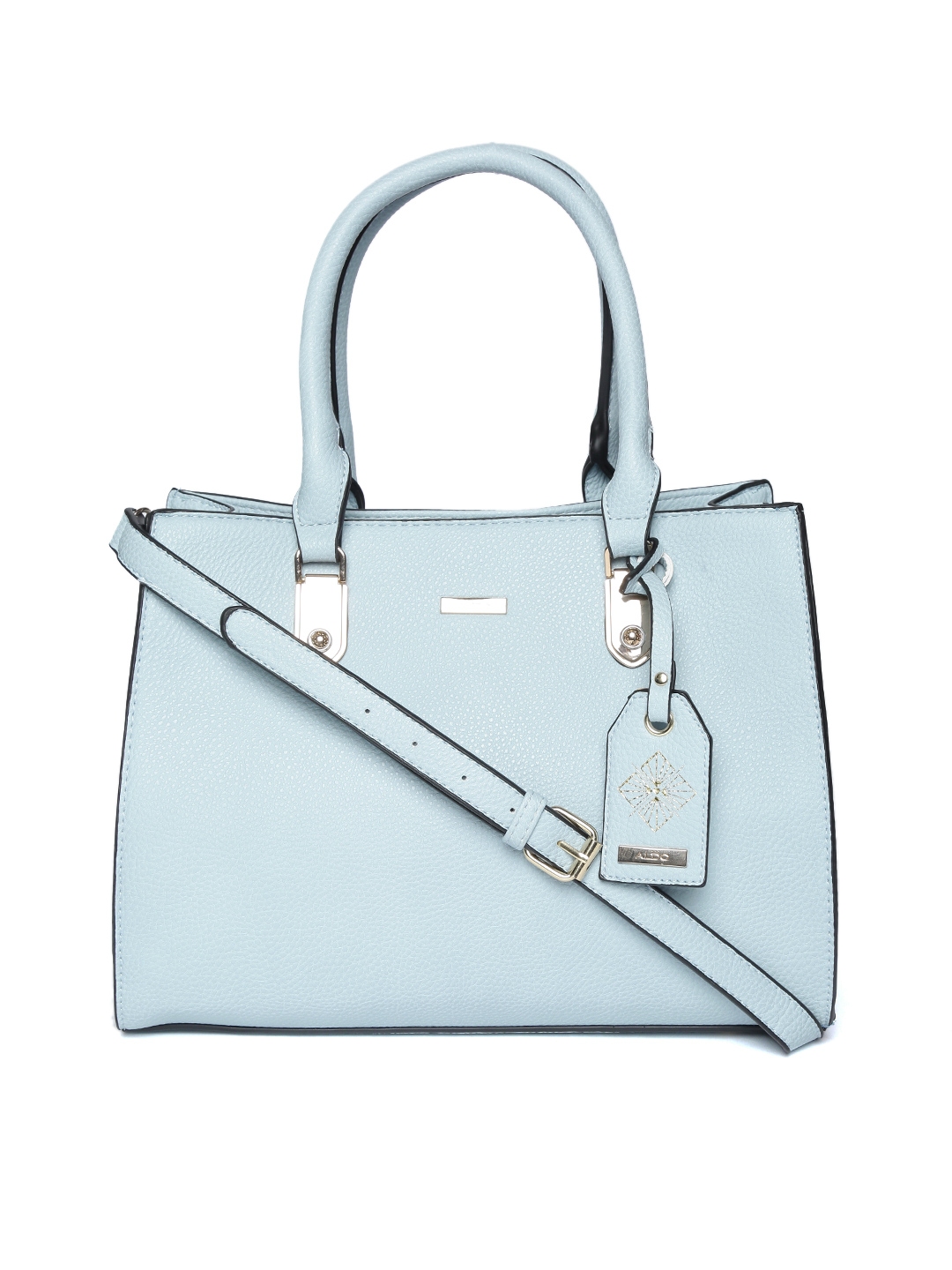 ALDO Blue Solid Handheld Bag