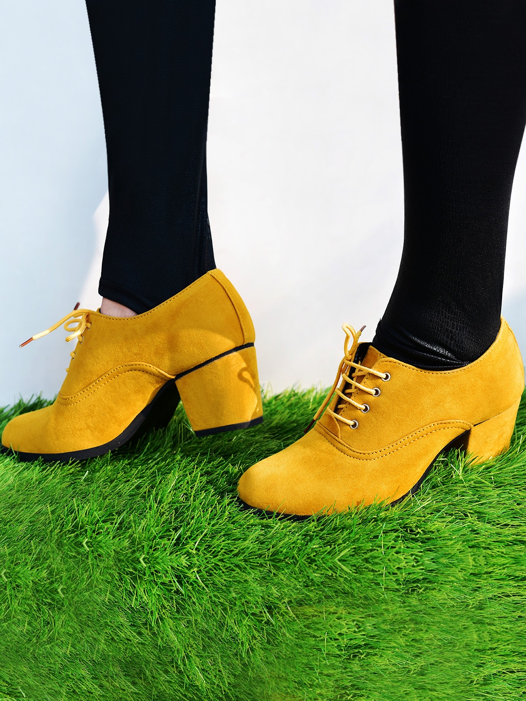 womens mustard yellow boots