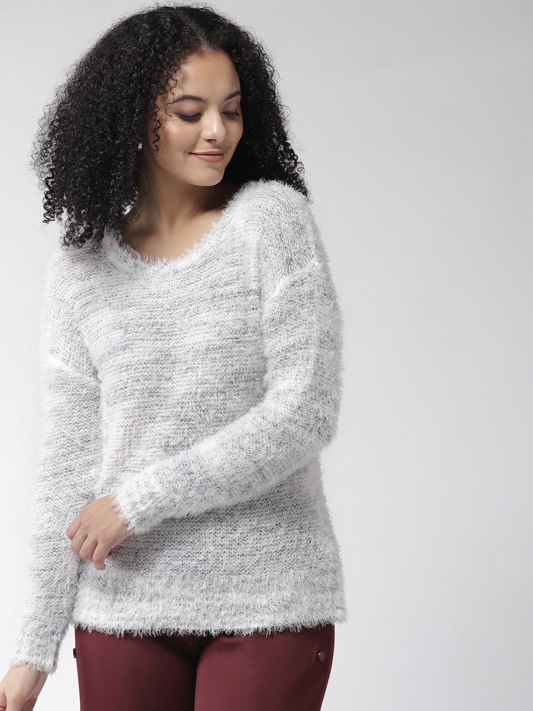 Fuzzy on sale pullover women