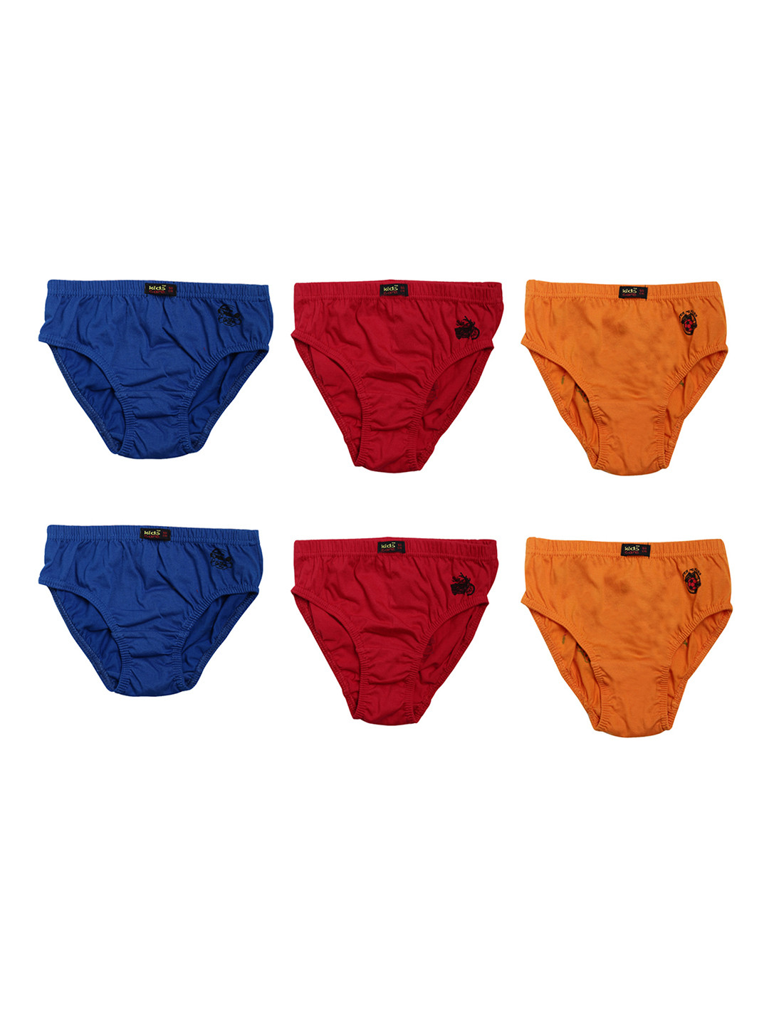 Dollar Boys Assorted Pack Of 6 Briefs MKKB-001-PO6-1