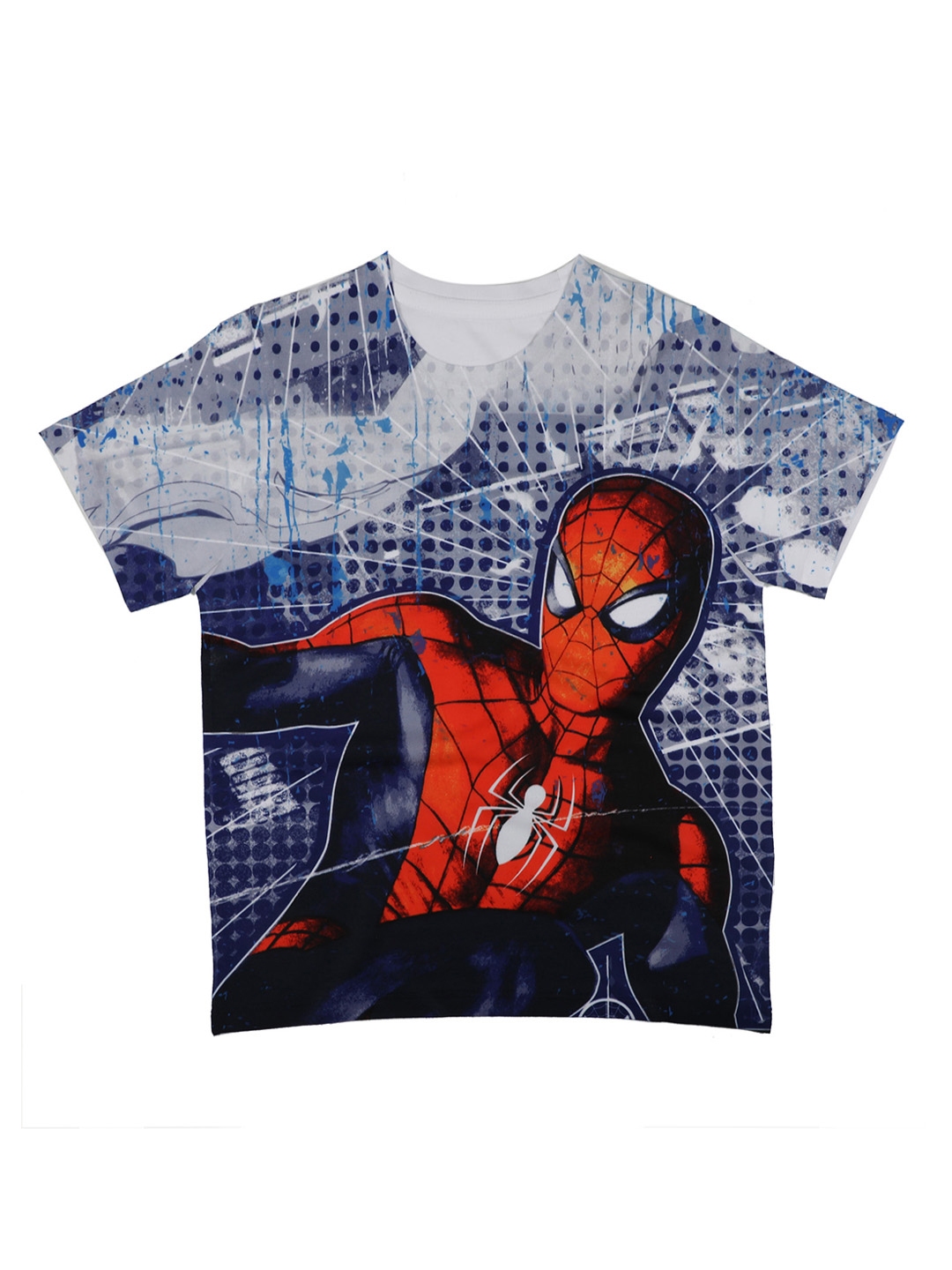 Buy Marvel By Wear Your Mind Boys Blue Printed Round Neck T Shirt - Tshirts  for Boys 7748642 | Myntra