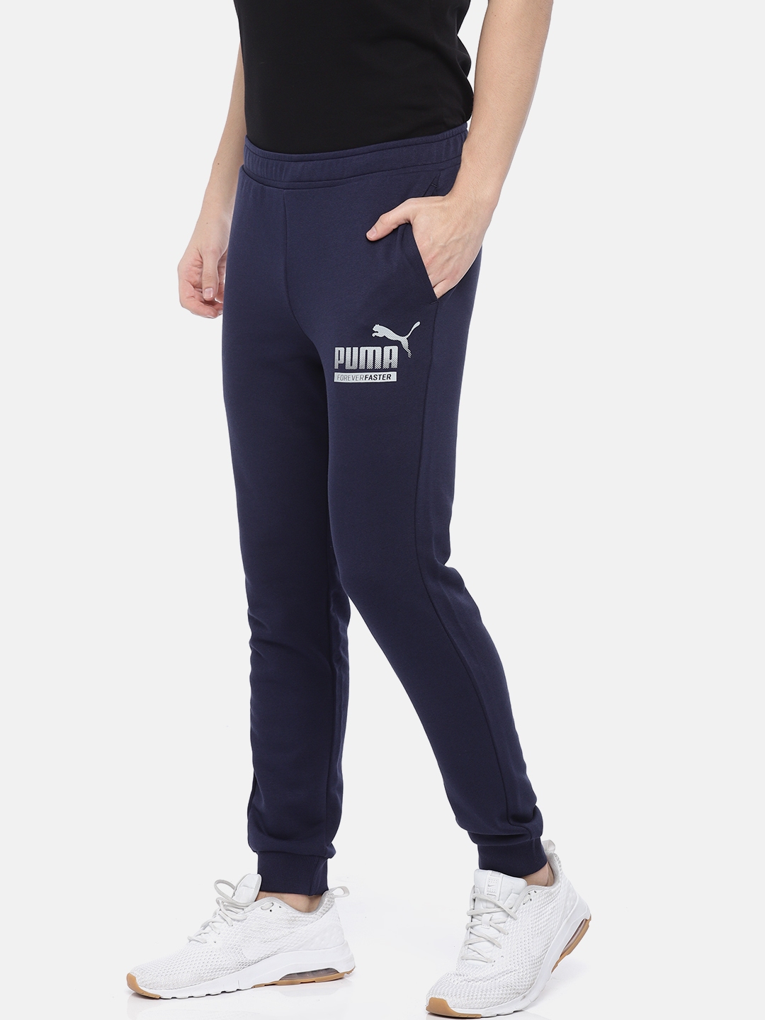 puma core joggers womens navy