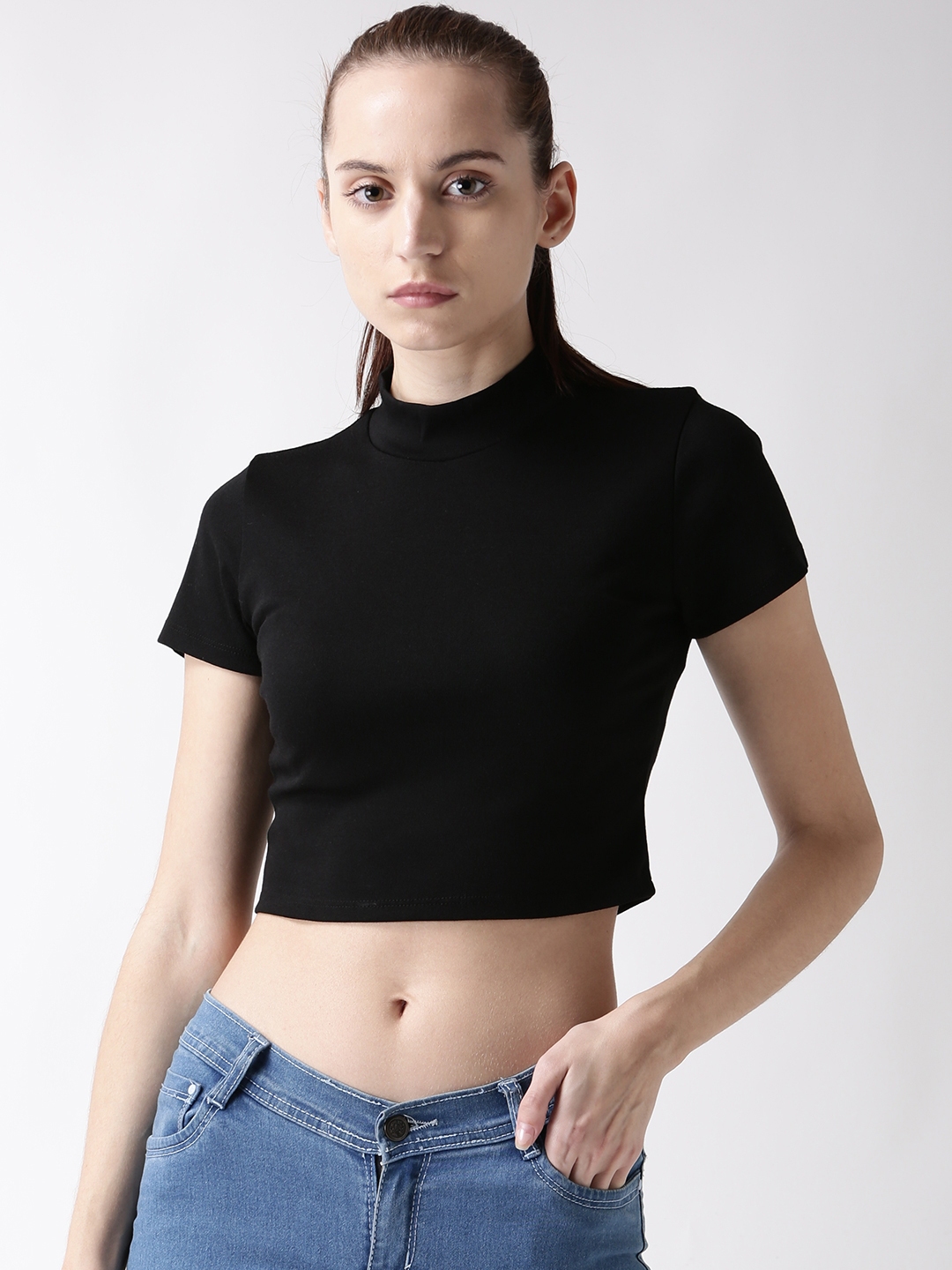 forever 21 cropped t shirt