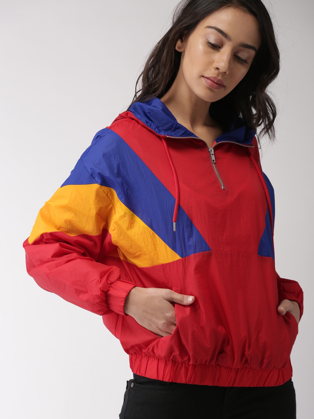 Red windbreaker hotsell forever 21