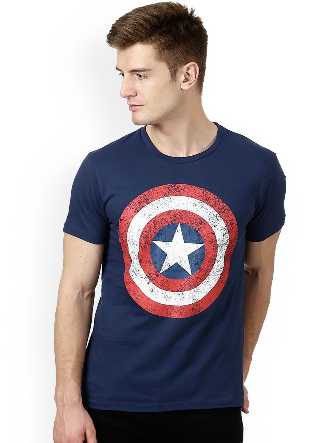 Captain america t shirt myntra new arrivals