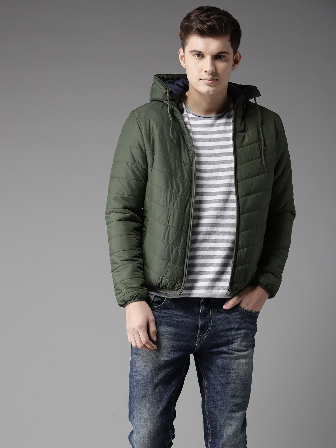 flying machine padded jacket