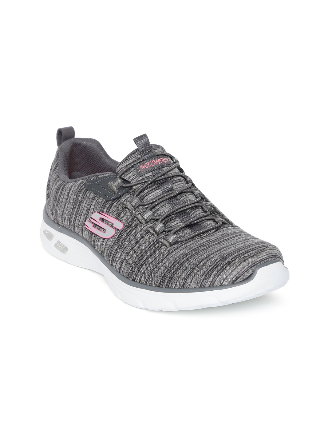 Skechers sparkle bungee slip-on shoes - empire clearance d'lux