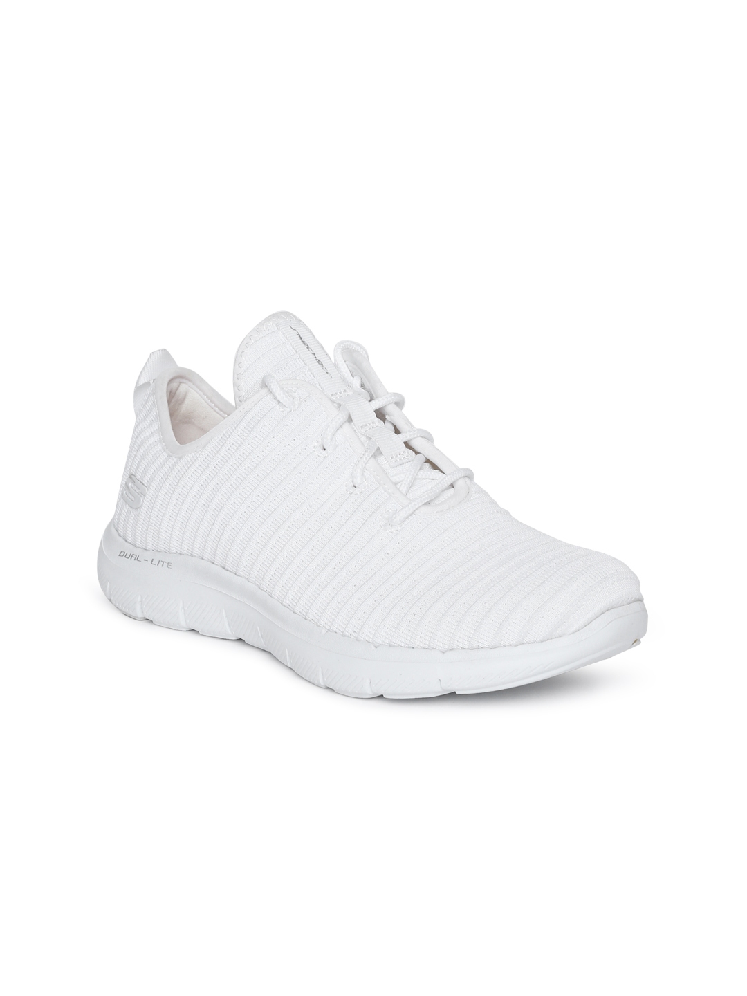 Realmente realce caminar Buy Skechers Women White FLEX APPEAL 2.0 ESTATES Sneakers - Casual Shoes  for Women 7777825 | Myntra