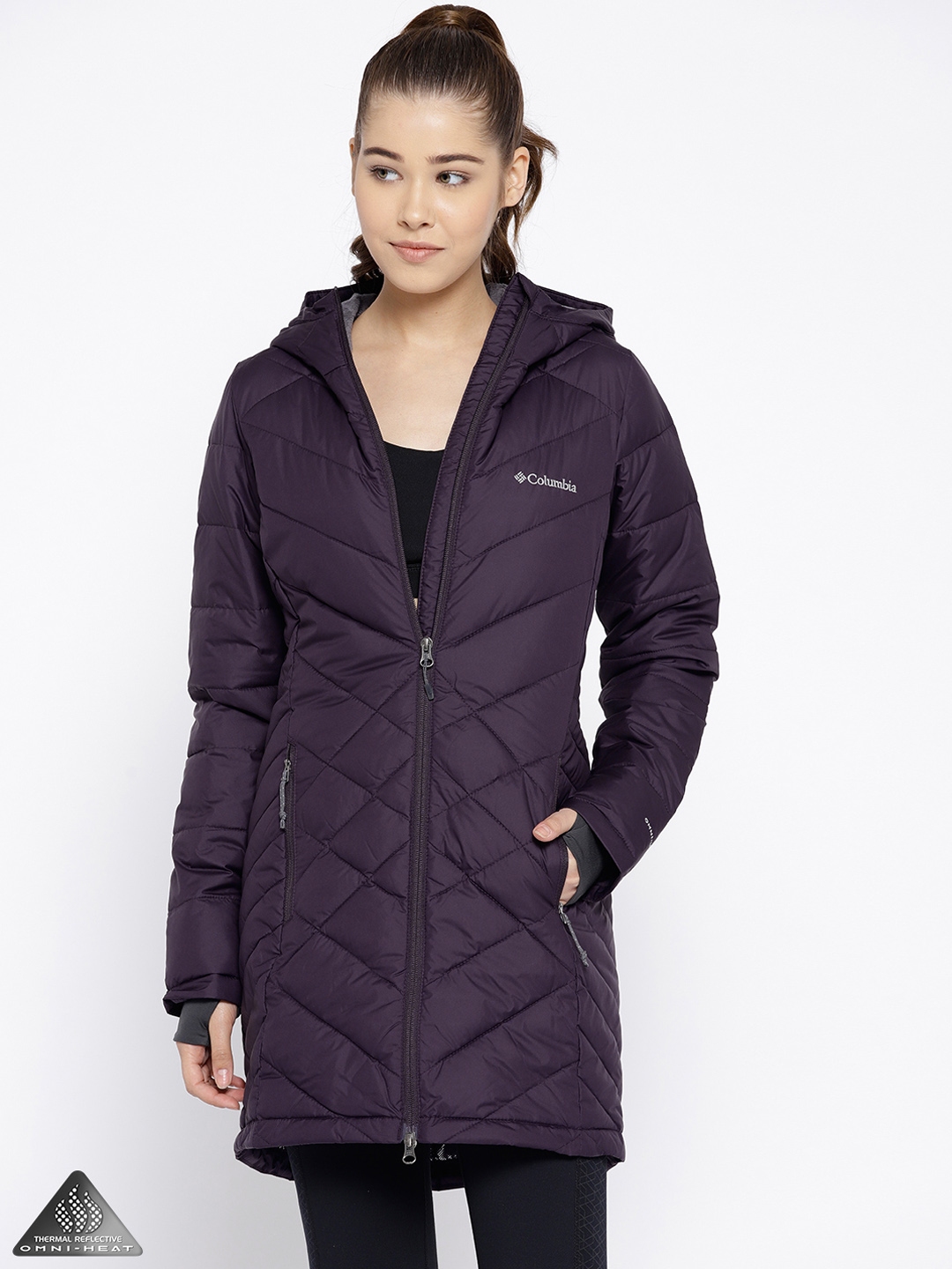 Columbia omni discount heat purple jacket