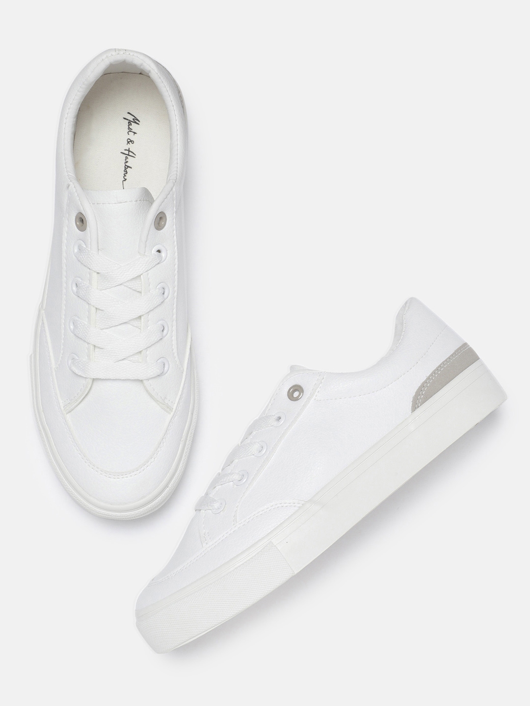 mast & harbour white sneakers