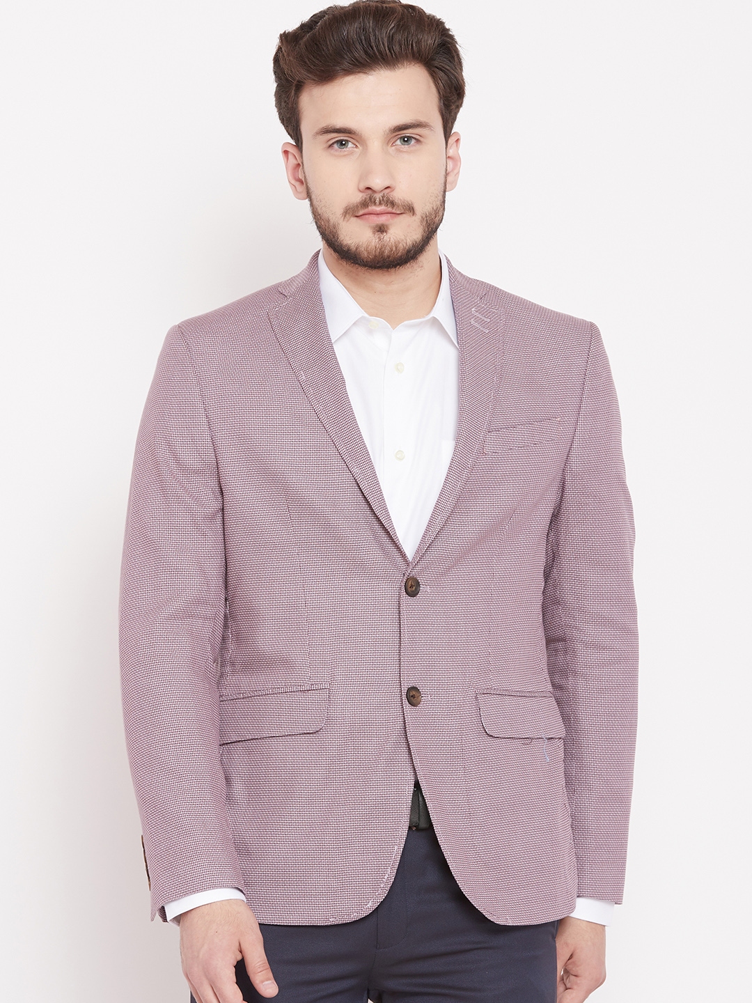 blackberry maroon blazer