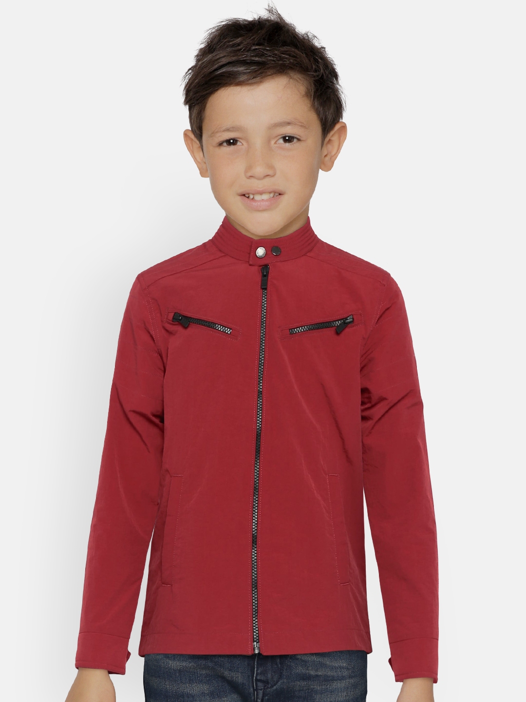 Pepe jeans red jacket hot sale
