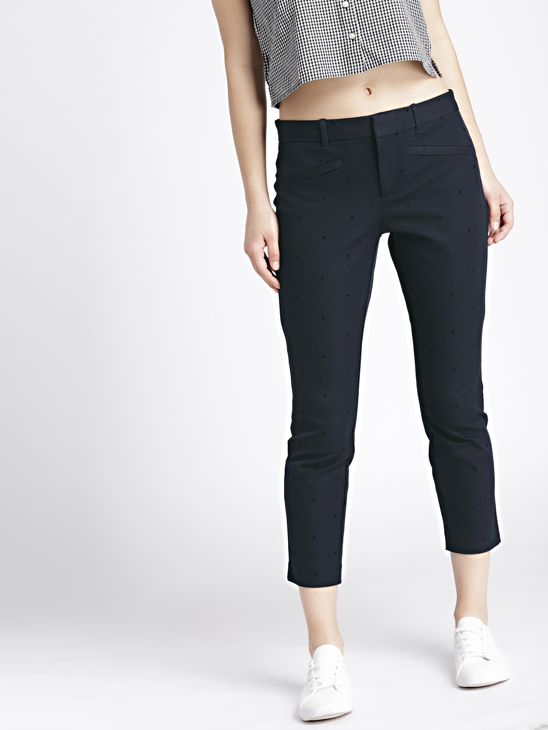 womens skinny cropped trousers