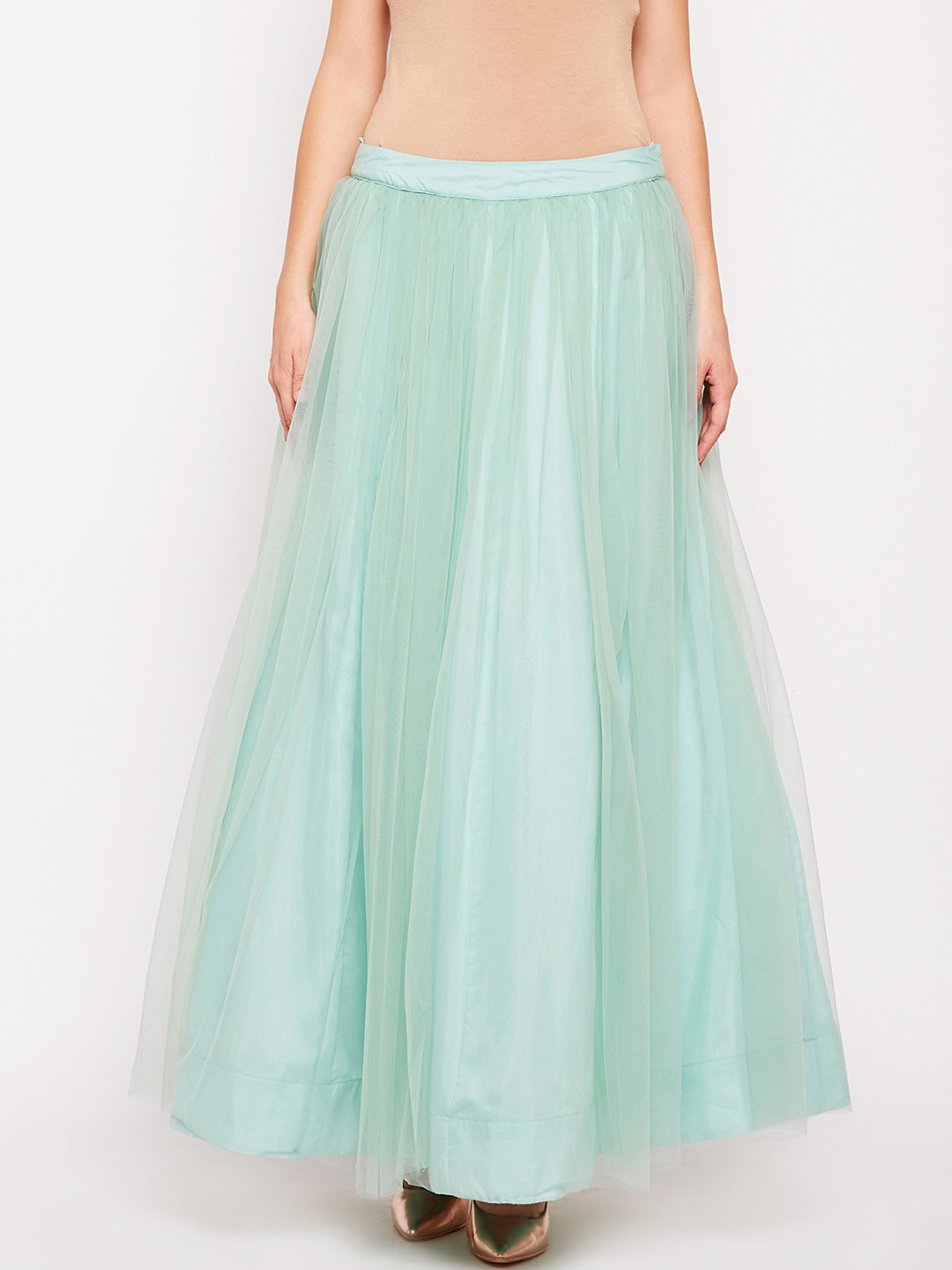 Be Indi Women Light Blue Skirt