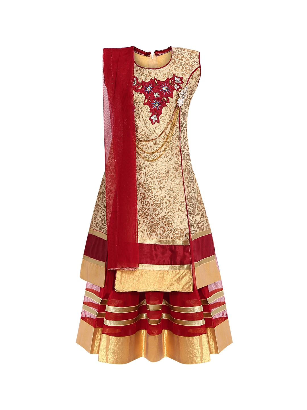 Buy Aarika Girls Premium Ethnic Mastani Lehenga Dress Set ...