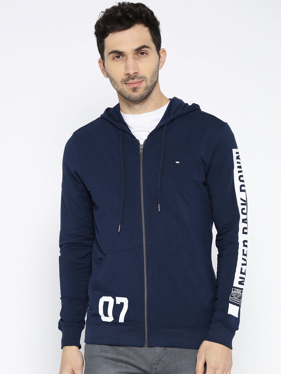 spykar hooded sweatshirt