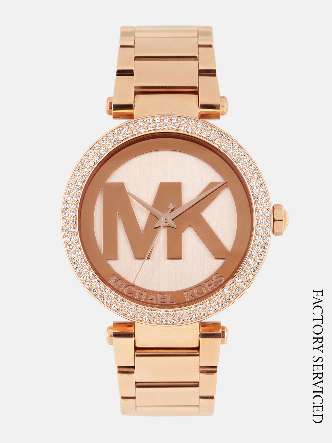 Buy Michael Kors Women Rose Gold Analogue Watch MK5865I Factory