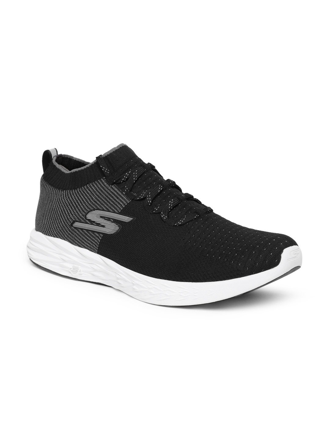 Buy Skechers Go Run Black Running Shoes - Sports Shoes for Men 7899389 Myntra