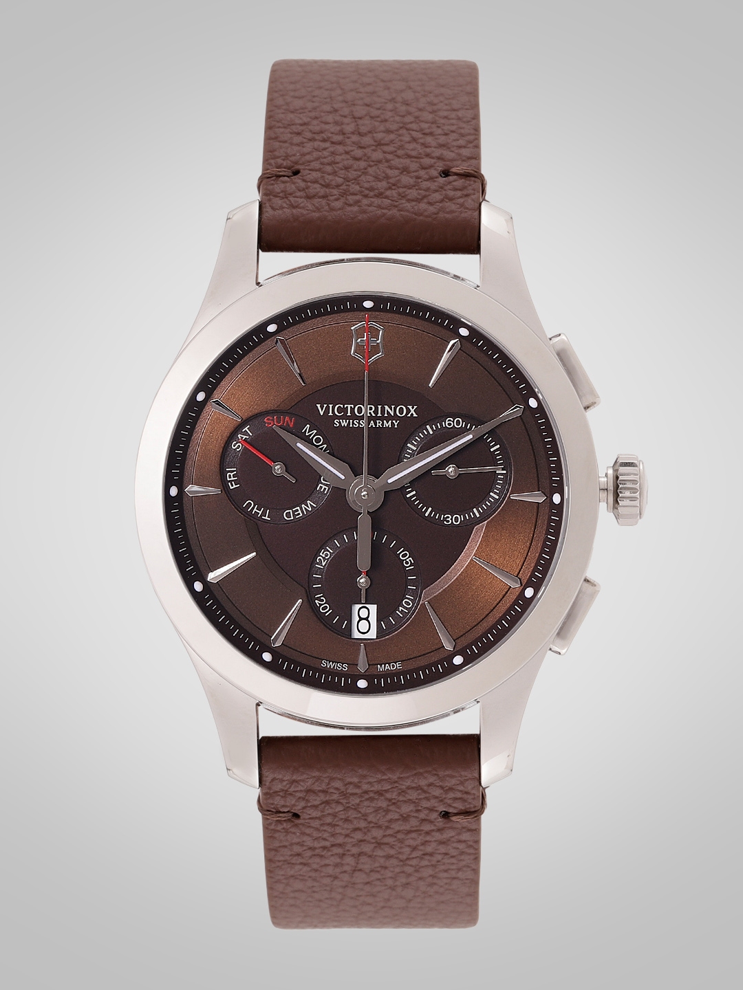 Buy Victorinox Men Brown Swiss Made Chronograph Watch 241749