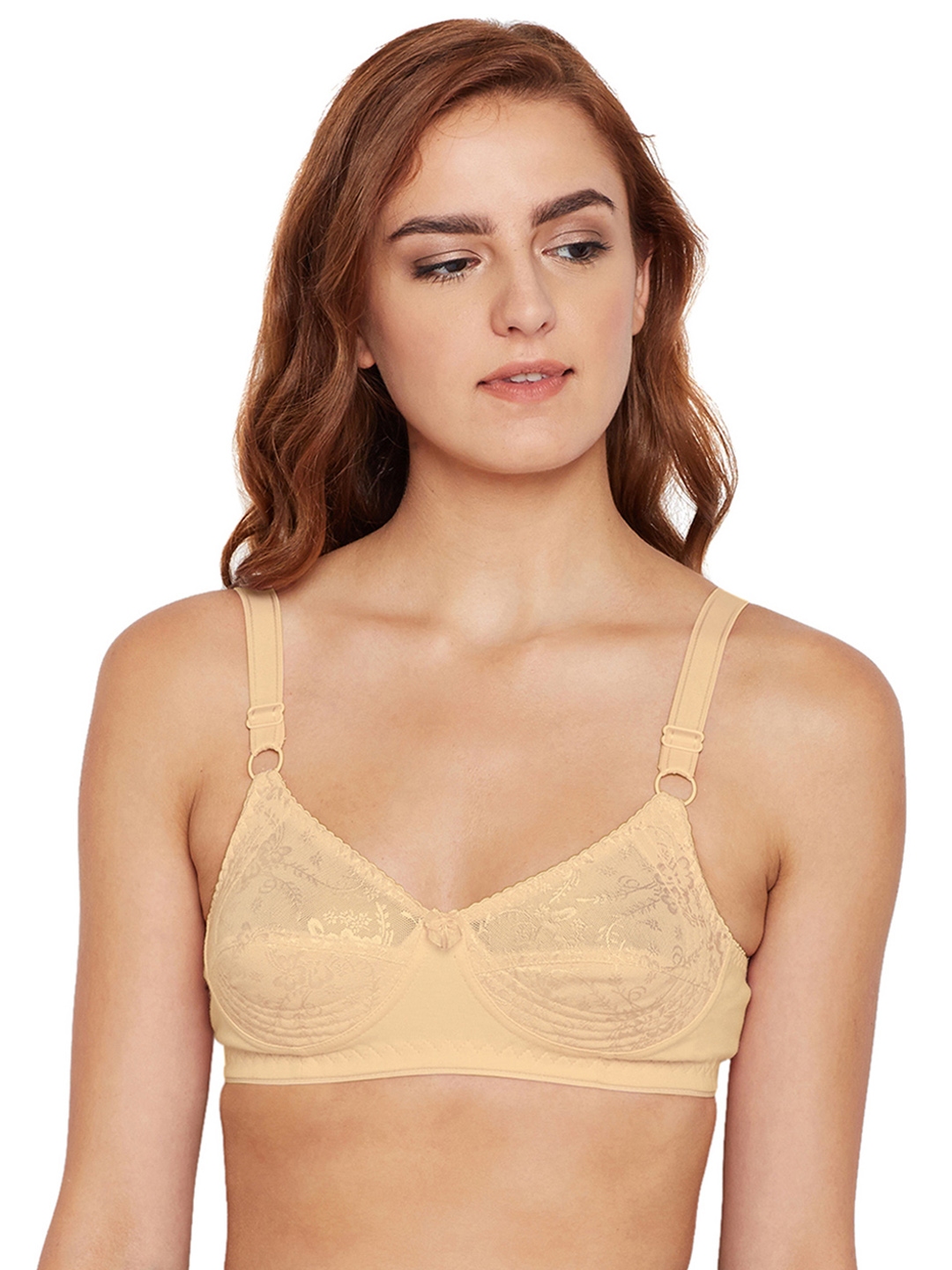 Bodycare B, C & D Cup Perfect Coverage Bra In 100% Cotton-Pack Of 2 - White  (36D)