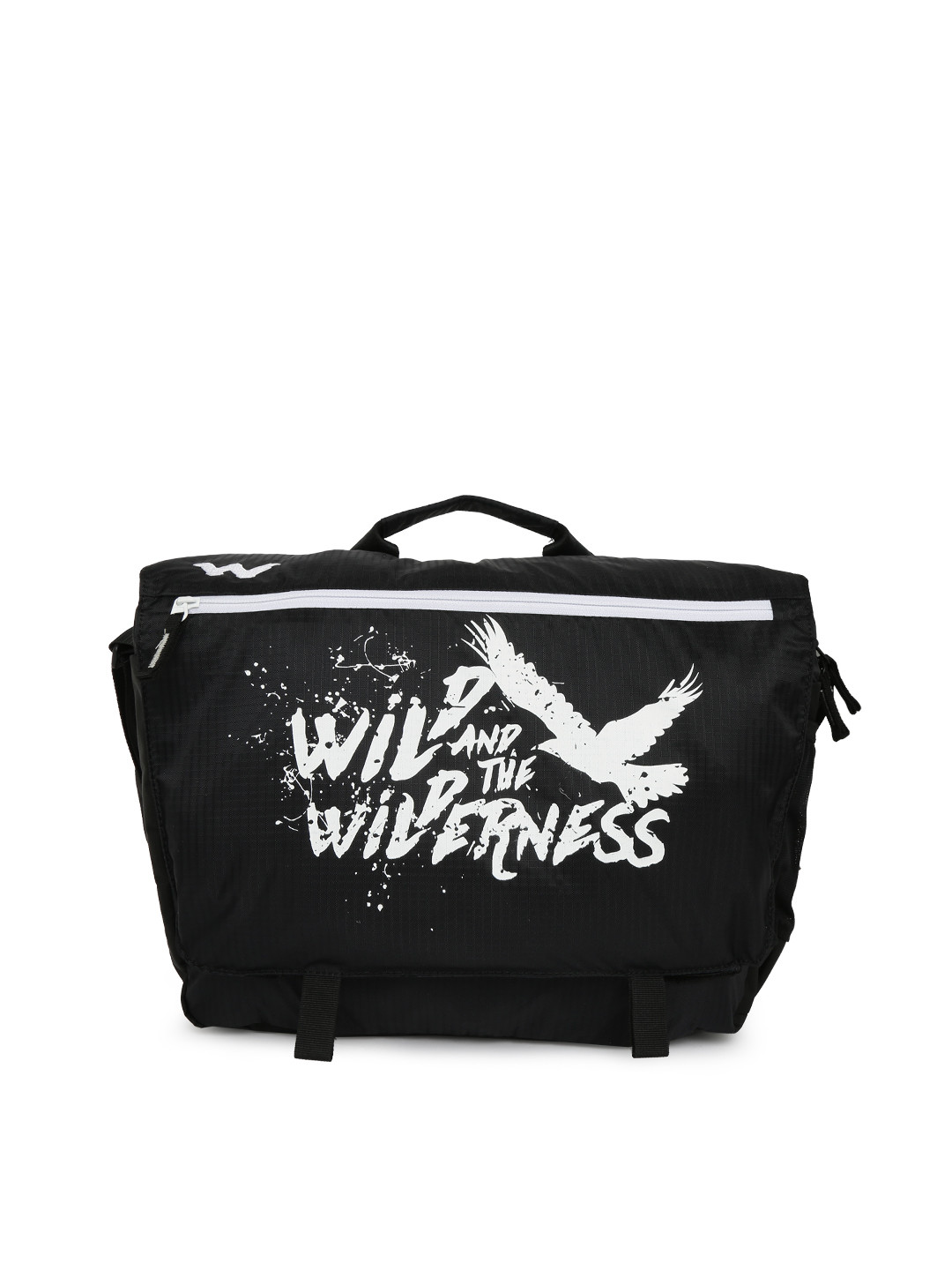 Wildcraft Black Printed Sling Bag