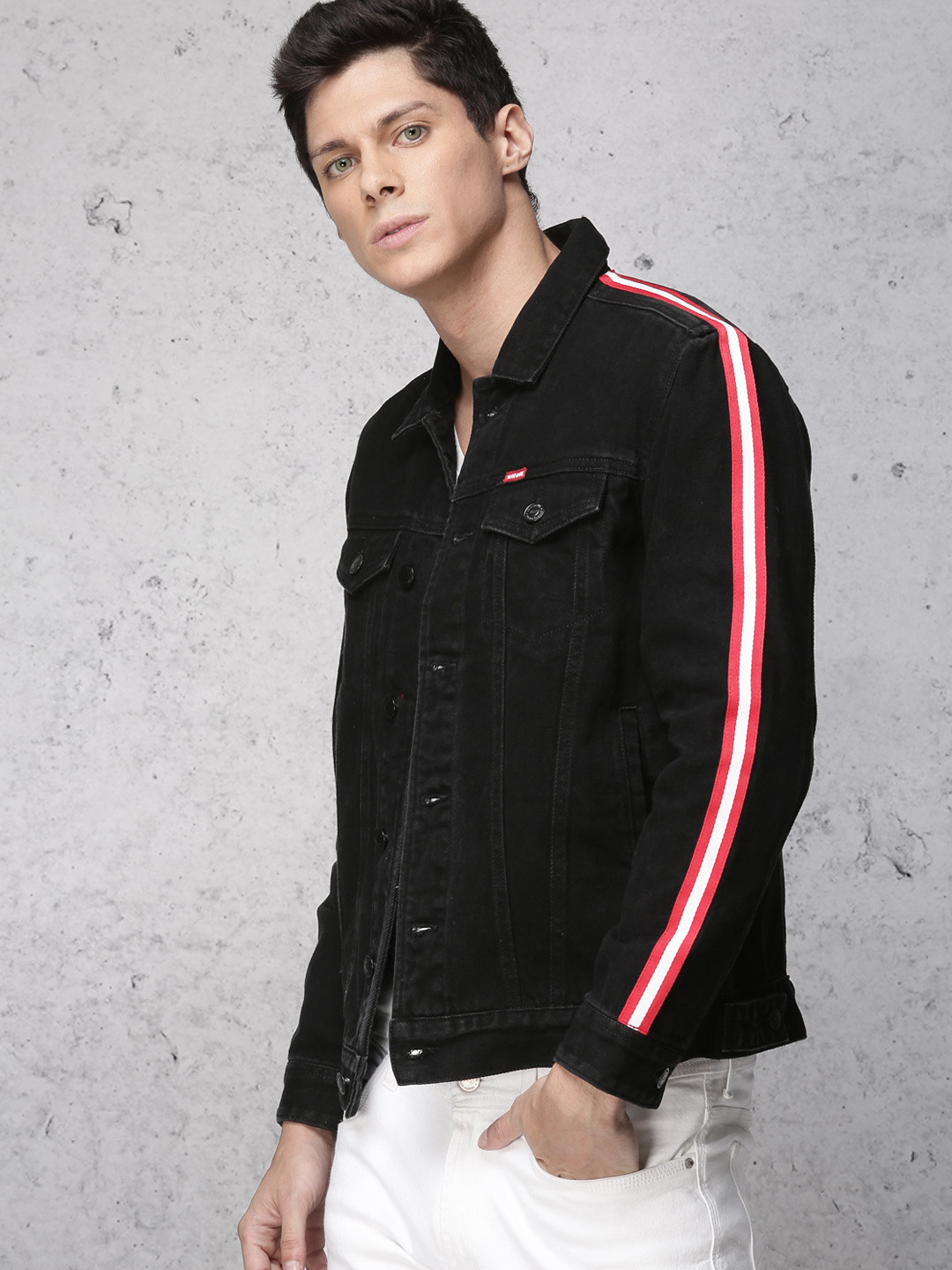 Buy Ecko Unltd Men Black Solid Denim 