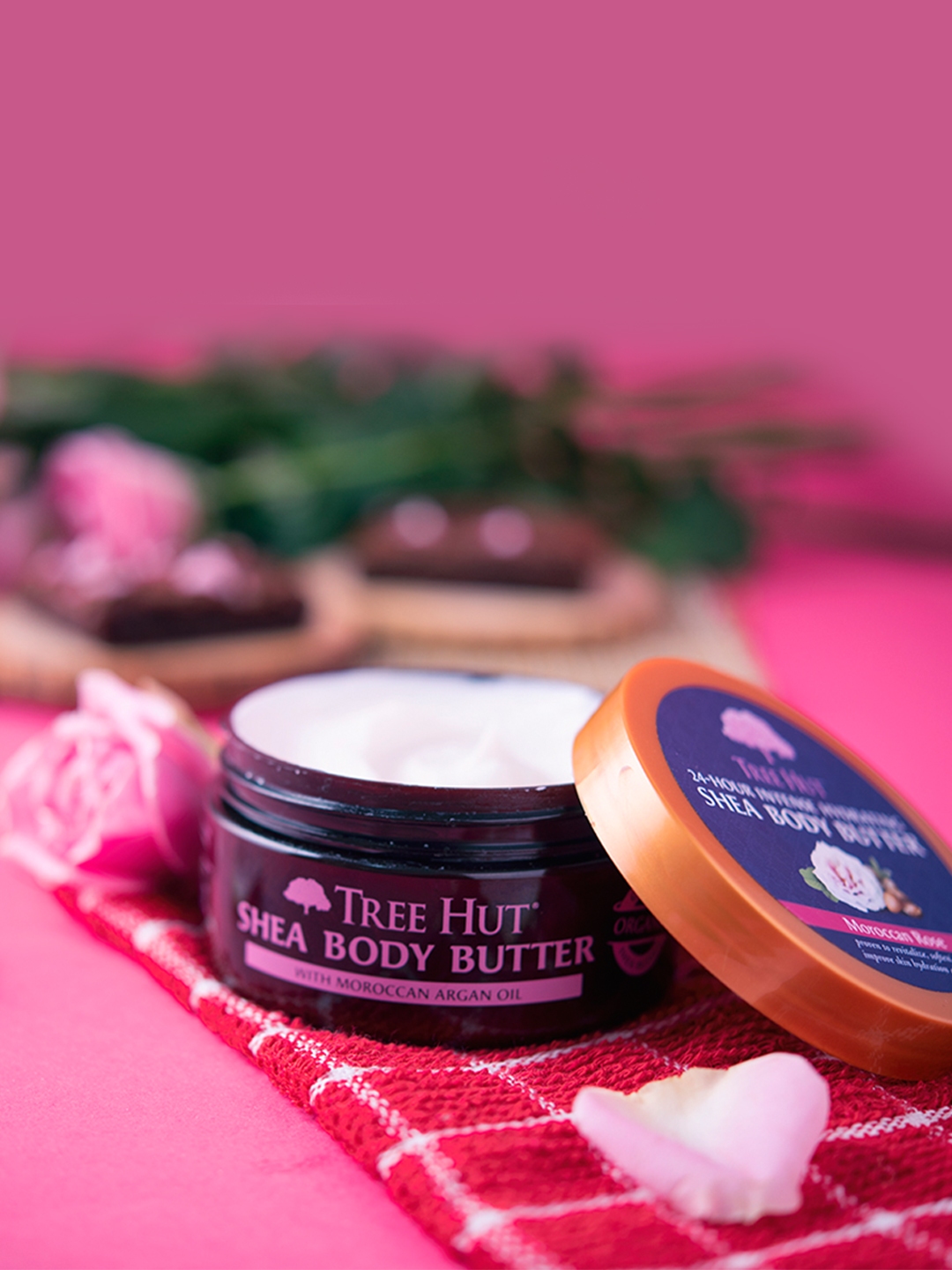Buy Tree Hut 24 Hour Intense Moroccan Rose Hydrating Shea Body