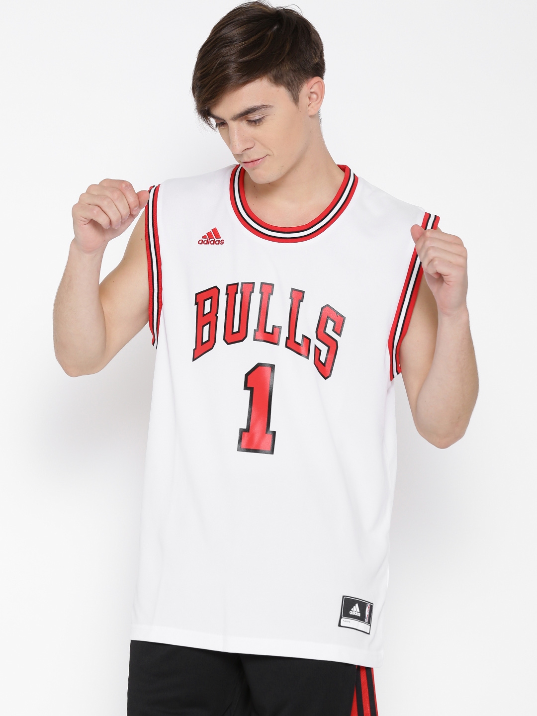 ADIDAS White INT Replica NBA Chicago Jersey