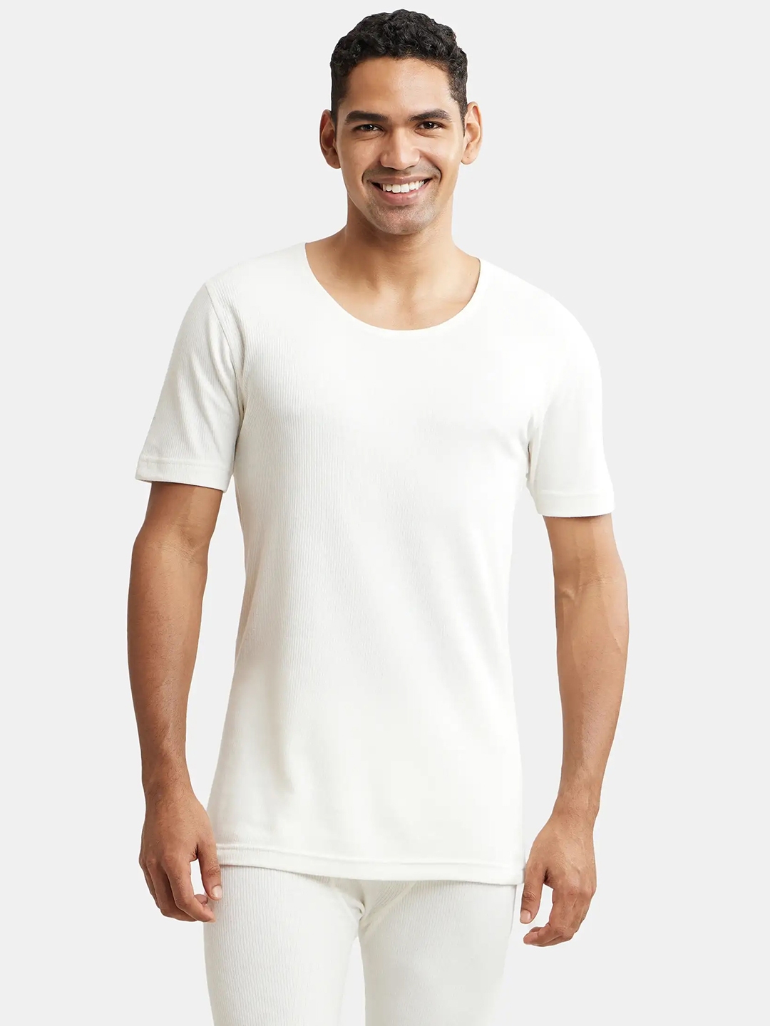Off-White Warm Cotton Blend Undergarments Vest Thermal at Rs 750