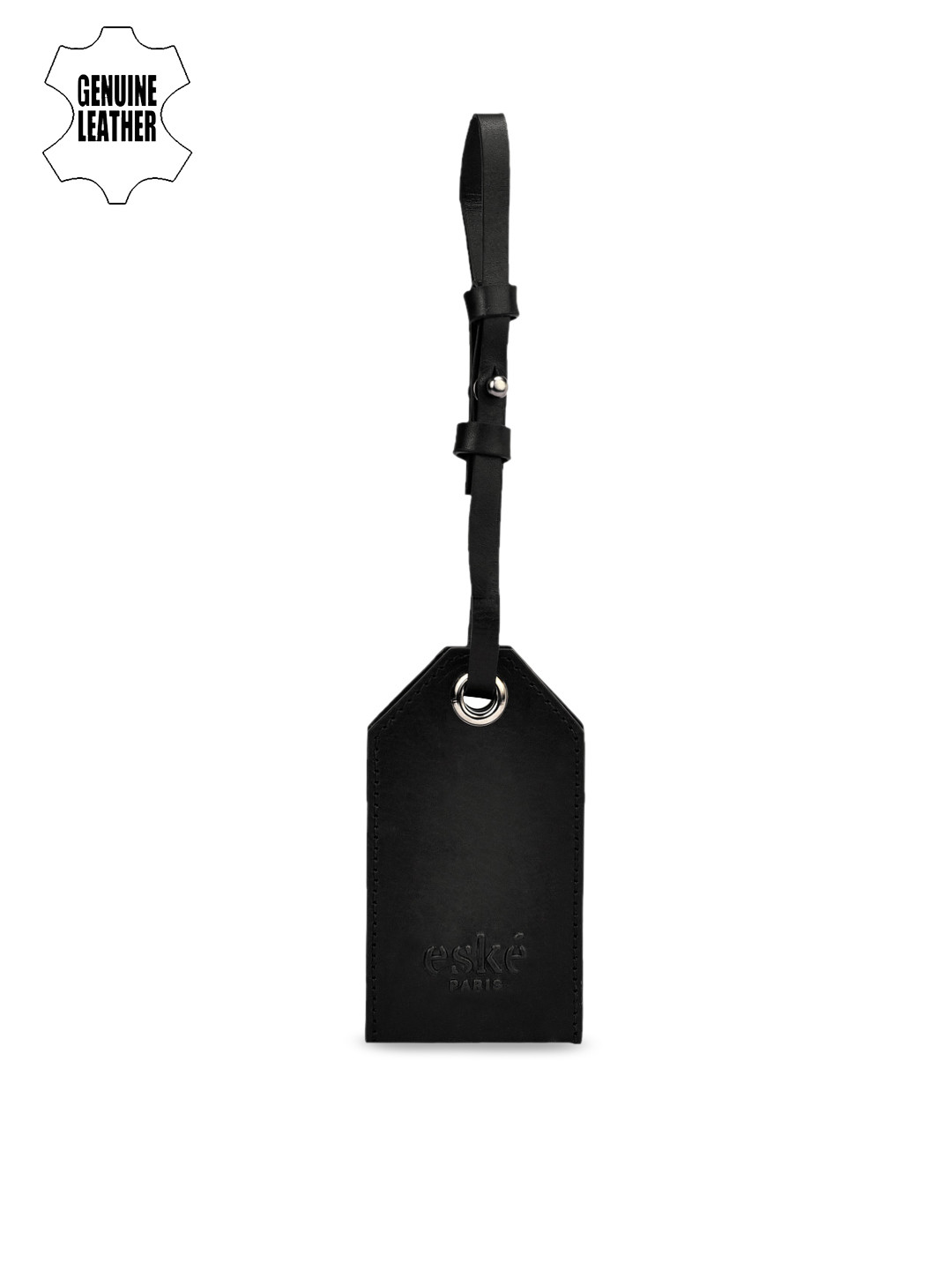 Eske Men Black Solid Luggage Tag