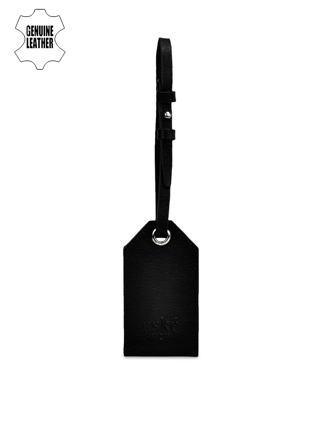 Eske Men Black Solid Luggage Tag