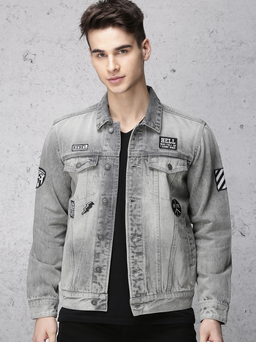 light grey jacket mens