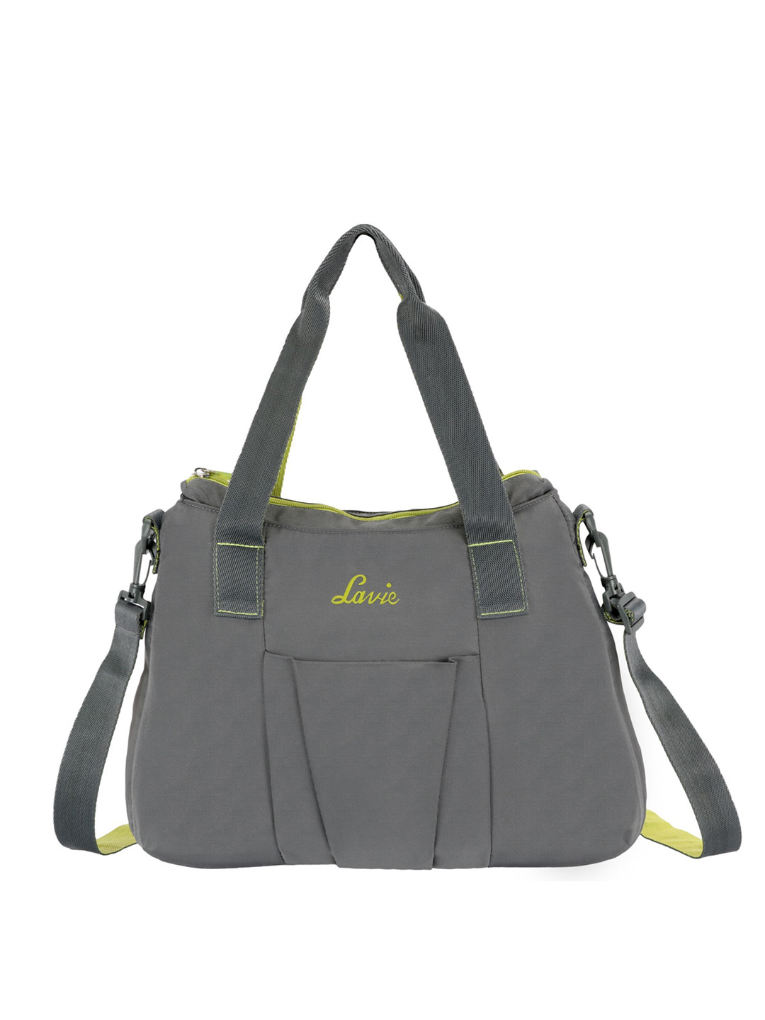 Buy Lavie Grey Solid Shoulder Bag 