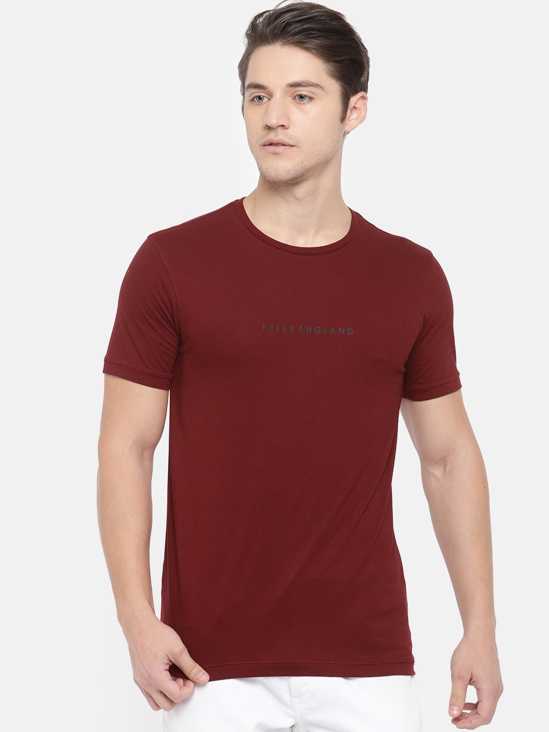 peter england t shirts myntra