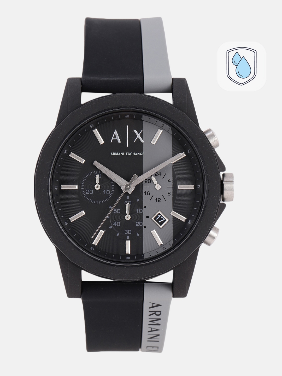 Buy Armani Exchange Men Black Analogue Watch - Watches for Men