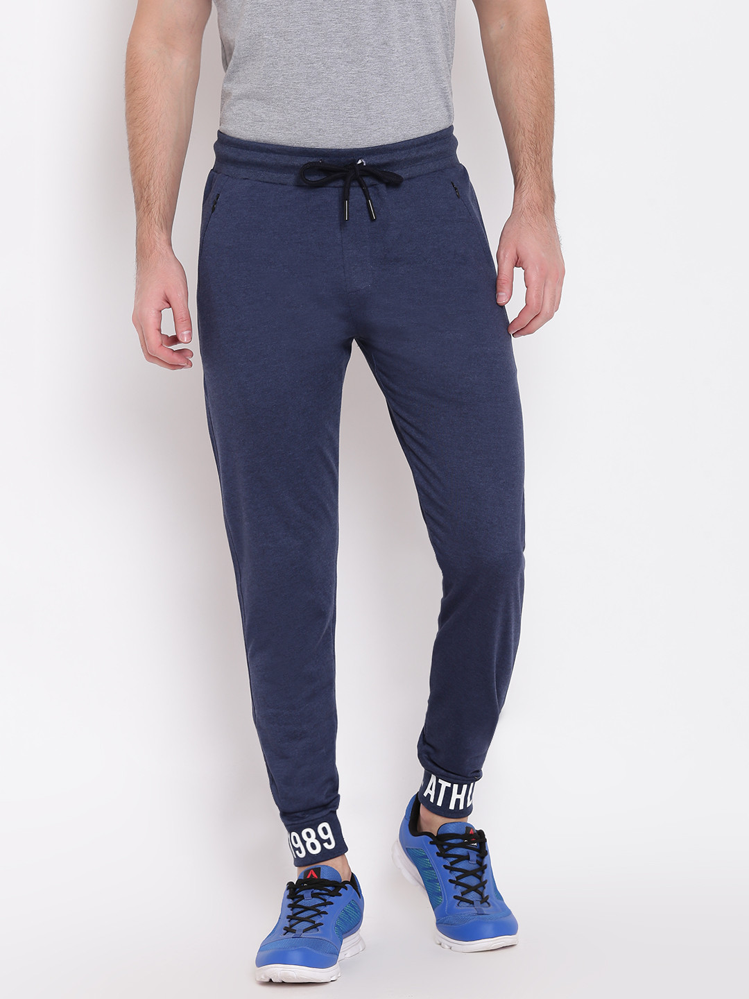 Buy Sweet Dreams Men Navy Blue Solid 