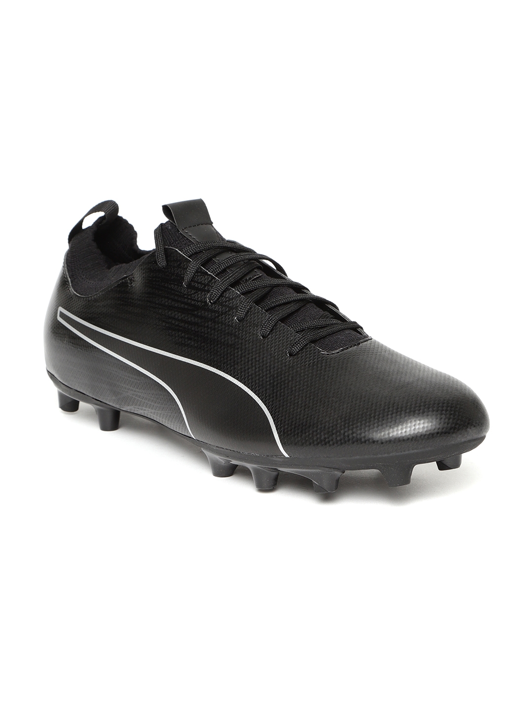 Men Black EvoKNIT II FG Football Shoes 