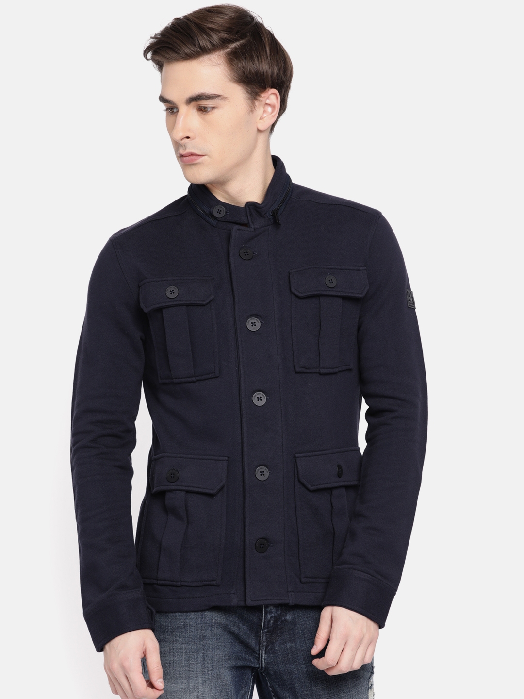 Calvin klein military jacket hotsell